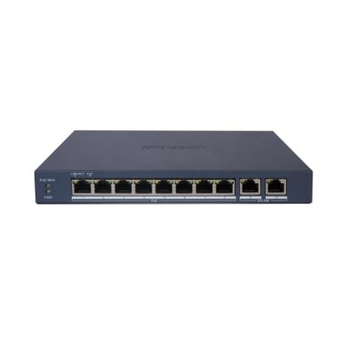 10 prievadų, 8 PoE komutatorius Hikvision DS-3E1510P-EI/M(B) 10 prievadų, 8 PoE komutatorius Hikvision DS-3E1510P-EI/M(B)