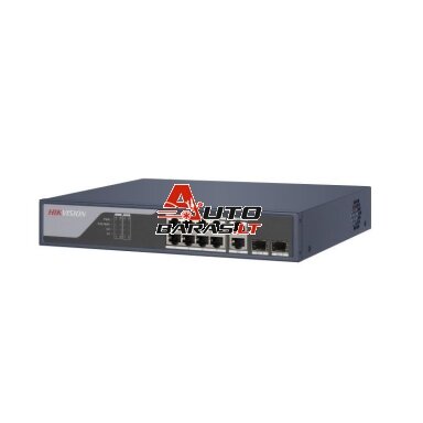 10 prievadų, 8 PoE prievadų komutatorius Hik-vision DS-3E1310P-SIV2 10 prievadų, 8 PoE prievadų komutatorius Hik-vision DS-3E1310P-SIV2