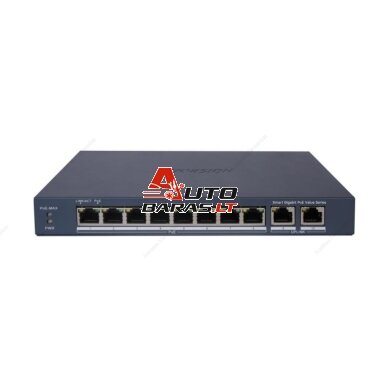 10 prievadų, 8 PoE prievadų komutatorius Hik-vision DS-3E1510P-EIV2
