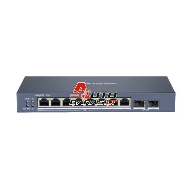 10 prievadų, 8 PoE prievadų komutatorius Hik-vision DS-3E1510P-SI 10 prievadų, 8 PoE prievadų komutatorius Hik-vision DS-3E1510P-SI