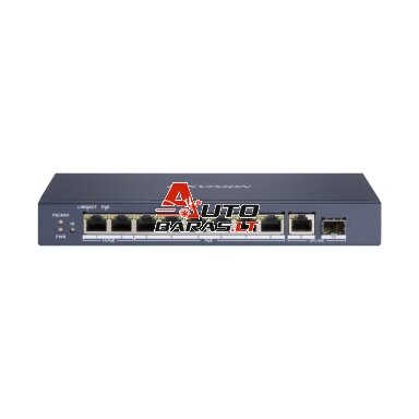 10 prievadų, 8 PoE prievadų komutatorius Hikvision DS-3E0510HP-E 10 prievadų, 8 PoE prievadų komutatorius Hikvision DS-3E0510HP-E