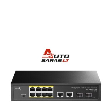 10 prievadų komutatorius CUDY GS1010PS2 10 prievadų komutatorius CUDY GS1010PS2
