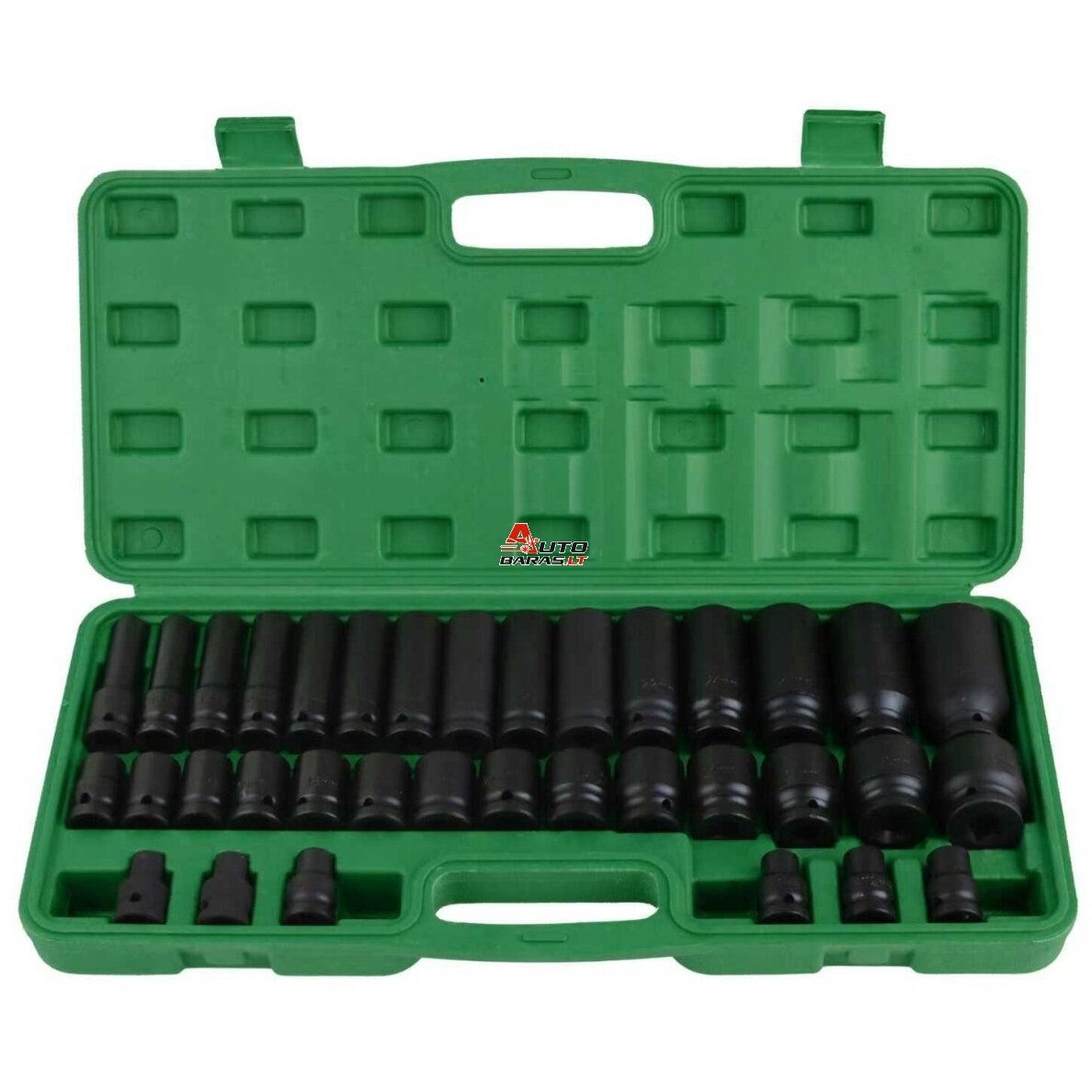 1/2" Galvučių smūginių rinkinys 8-32mm 35vnt.
