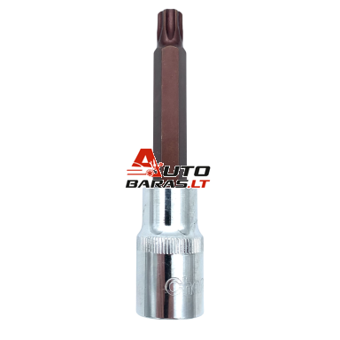 1/2" Galvutė su 100L TORX antgaliu (prailginta) 1/2" Galvutė su 100L TORX antgaliu (prailginta)