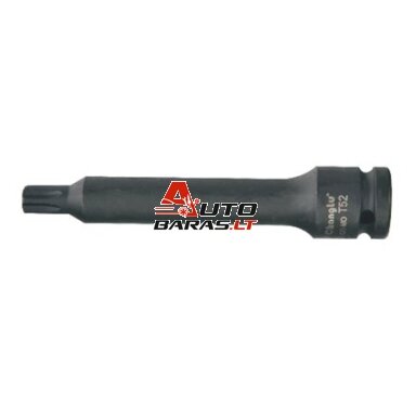 1/2" Smūginė galvutė su 125L TORX T-52 antgaliu