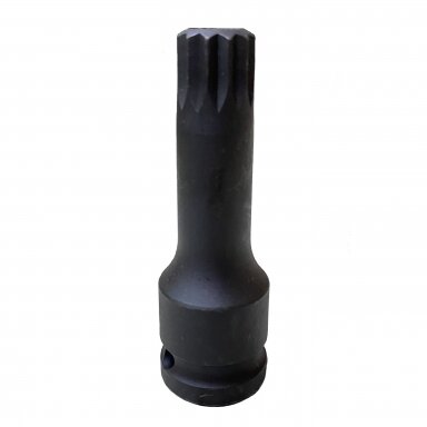 1/2" Smūginė galvutė su 78L M-15 SPLINE antgaliu 1/2" Smūginė galvutė su 78L M-15 SPLINE antgaliu