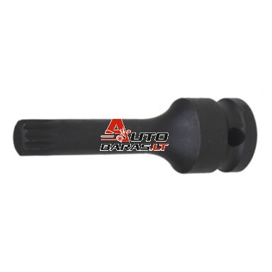 1/2" Smūginė galvutė su 78L SPLINE antgaliu 1/2" Smūginė galvutė su 78L SPLINE antgaliu