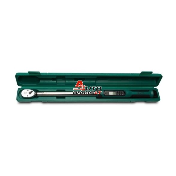 SATA 1/2" Dinamometrinis raktas profesionalus skaitmeninis 34-340Nm su kampo matavimo funkcija 6