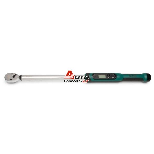 SATA 1/2" Dinamometrinis raktas profesionalus skaitmeninis 34-340Nm su kampo matavimo funkcija 1