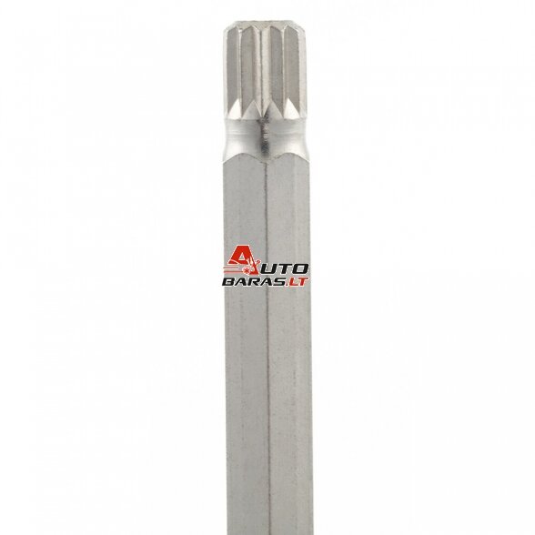 SATA 1/2" Galvutė su 100L SPLINE antgaliu (prailginta) 1