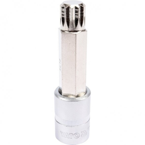 1/2" Galvutė su 100L SPLINE M17 antgaliu (prailginta)