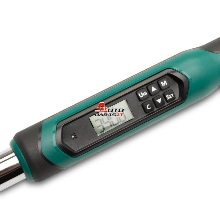 SATA 1/2" Dinamometrinis raktas profesionalus skaitmeninis 34-340Nm su kampo matavimo funkcija 4