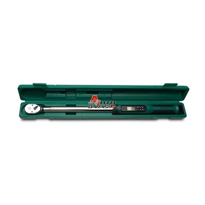SATA 1/2" Dinamometrinis raktas profesionalus skaitmeninis 34-340Nm su kampo matavimo funkcija 6