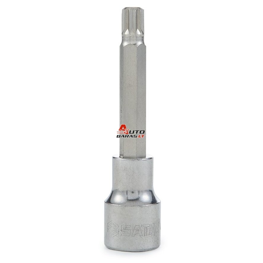 SATA 1/2" Galvutė su 100L SPLINE antgaliu (prailginta)