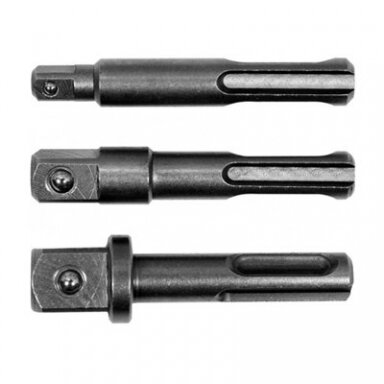 YATO 1/4"+3/8"+1/2" Adapterių SDS+  rinkinys 3vnt.