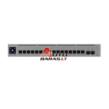 16 prievadų komutatorius Ubiquiti Unifi USW-Pro-Max-16-PoE-EU