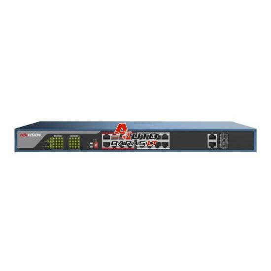 16 prievadų, 16 PoE komutatorius Hikvision DS-3E0318P-E