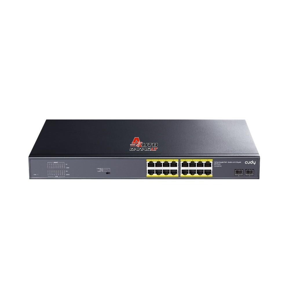 16 prievadų komutatorius CUDY GS1020PS2