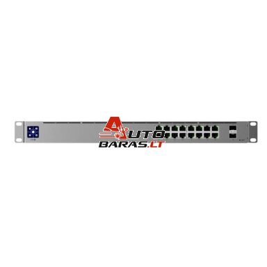 18 prievadų, 16 PoE komutatorius UTEPO UniFi USW-16-POE-EU 18 prievadų, 16 PoE komutatorius UTEPO UniFi USW-16-POE-EU
