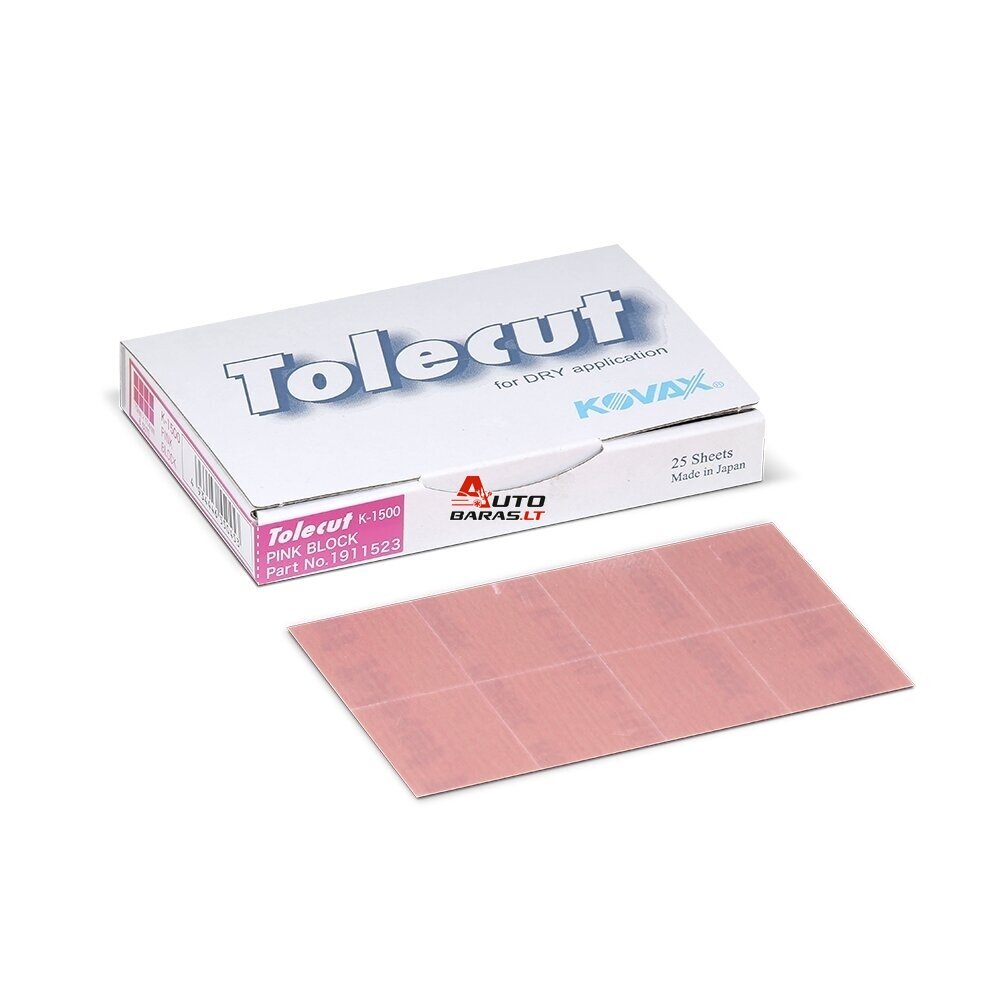 KOVAX Šlifavimo lapelis Tolecut 29 x 38mm 1/8 4