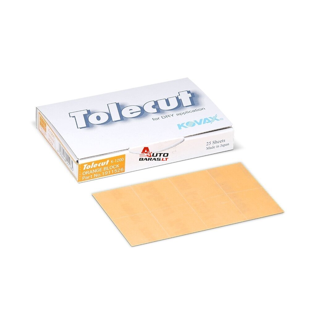 KOVAX Šlifavimo lapelis Tolecut 29 x 38mm 1/8 3