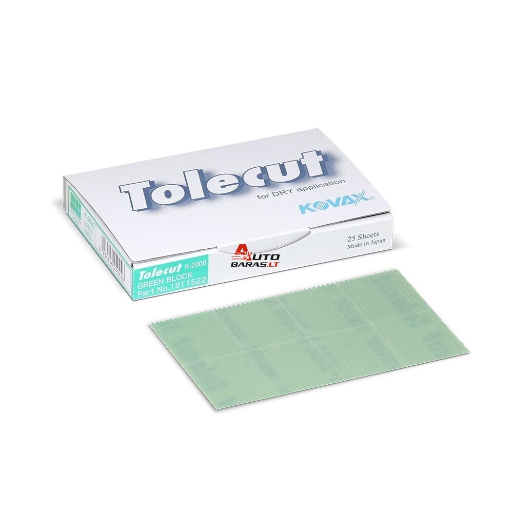 KOVAX Šlifavimo lapelis Tolecut 29 x 38mm 1/8 5