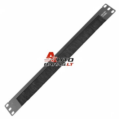 19" kabelių tvarkymo panelė-šepetėlis LK-CM-30 (1U)