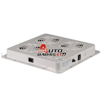 19'' ventiliatorių blokas PRO-LFD02AT.TS (2 vent., termostatas, C14, 380x380x40 mm)