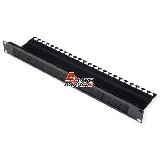 19" kabelių tvarkymo panelė-šepetėlis LK-CM-26 (1U)