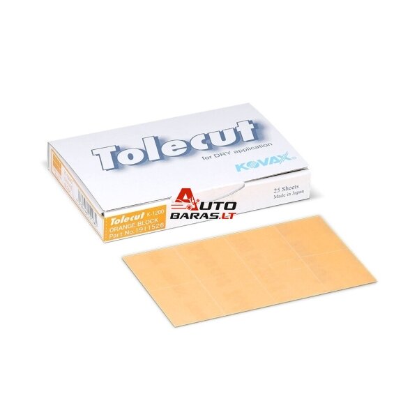KOVAX Šlifavimo lapelis Tolecut 29 x 38mm 1/8 3