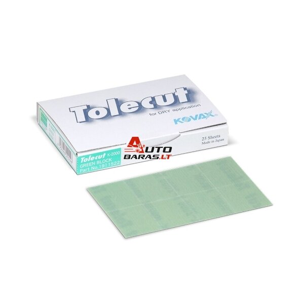 KOVAX Šlifavimo lapelis Tolecut 29 x 38mm 1/8 5