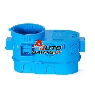 1 vt. dėžutė į gipsą Simet SE2x60 (62mm, mėlyna, behalogenė, IP20)