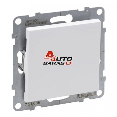 1 kl. baltas mygtukas Suno Legrand 721109 1 kl. baltas mygtukas Suno Legrand 721109