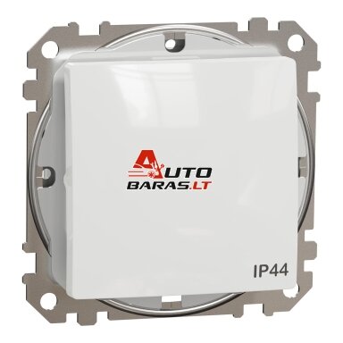 1 klavišo perjungiklis Schneider Electric Sedna Design SDD211106 (IP44, baltas)