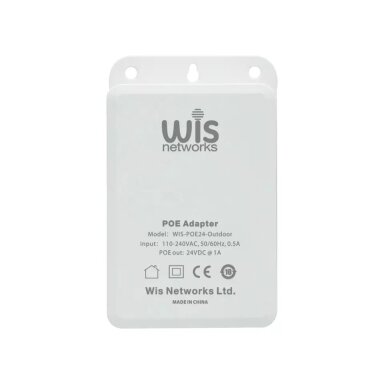 1 PoE prievado komutatorius WISNET WIS-POE48-Outdoor 1 PoE prievado komutatorius WISNET WIS-POE48-Outdoor