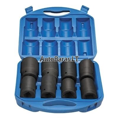 1" Smūginių galvučių rinkinys 8vnt (21-41mm)