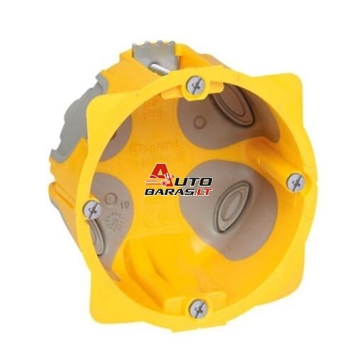 1 vietos dėžutė į gipsą atspari vandeniui - 40mm Legrand 080021