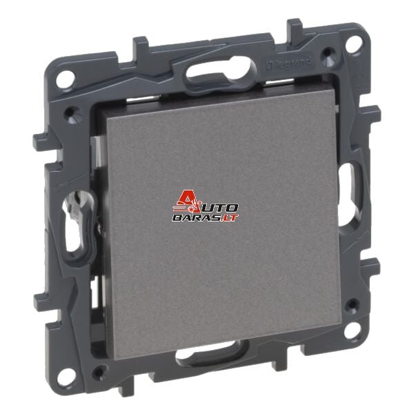 1 klavišo mygtukas Legrand Niloe Step 863409 (pilkas)