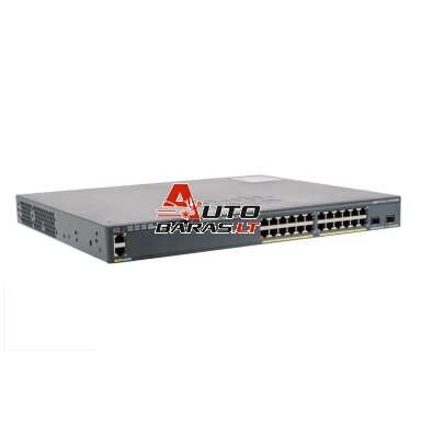 24 PoE prievadų komutatorius CISCO Catalyst WS-C2960X-24PD-L 24 PoE prievadų komutatorius CISCO Catalyst WS-C2960X-24PD-L