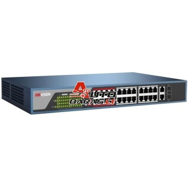 24 prievadų, 24 PoE komutatorius Hikvision DS-3E0326P-E 24 prievadų, 24 PoE komutatorius Hikvision DS-3E0326P-E