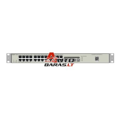 24 prievadų komutatorius Ruijie Reyee RG-NBS3100-24GT4SFP-V2 (valdomas, 4xSFP)