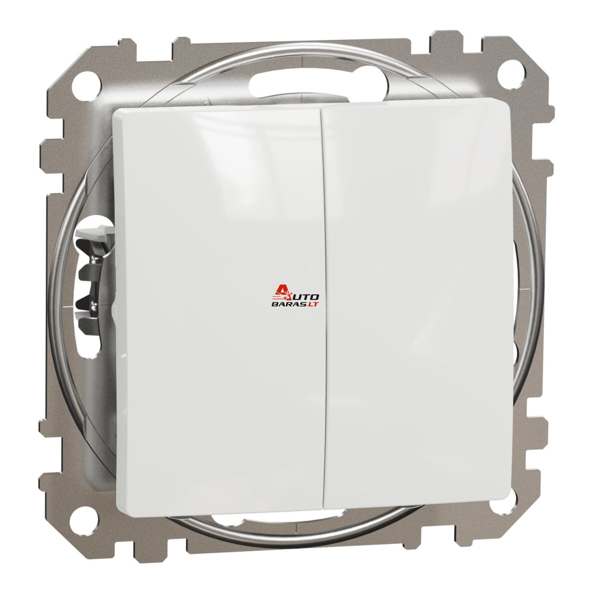 2 klavišų jungiklis Schneider Electric Sedna Design SDD111105 (baltas)