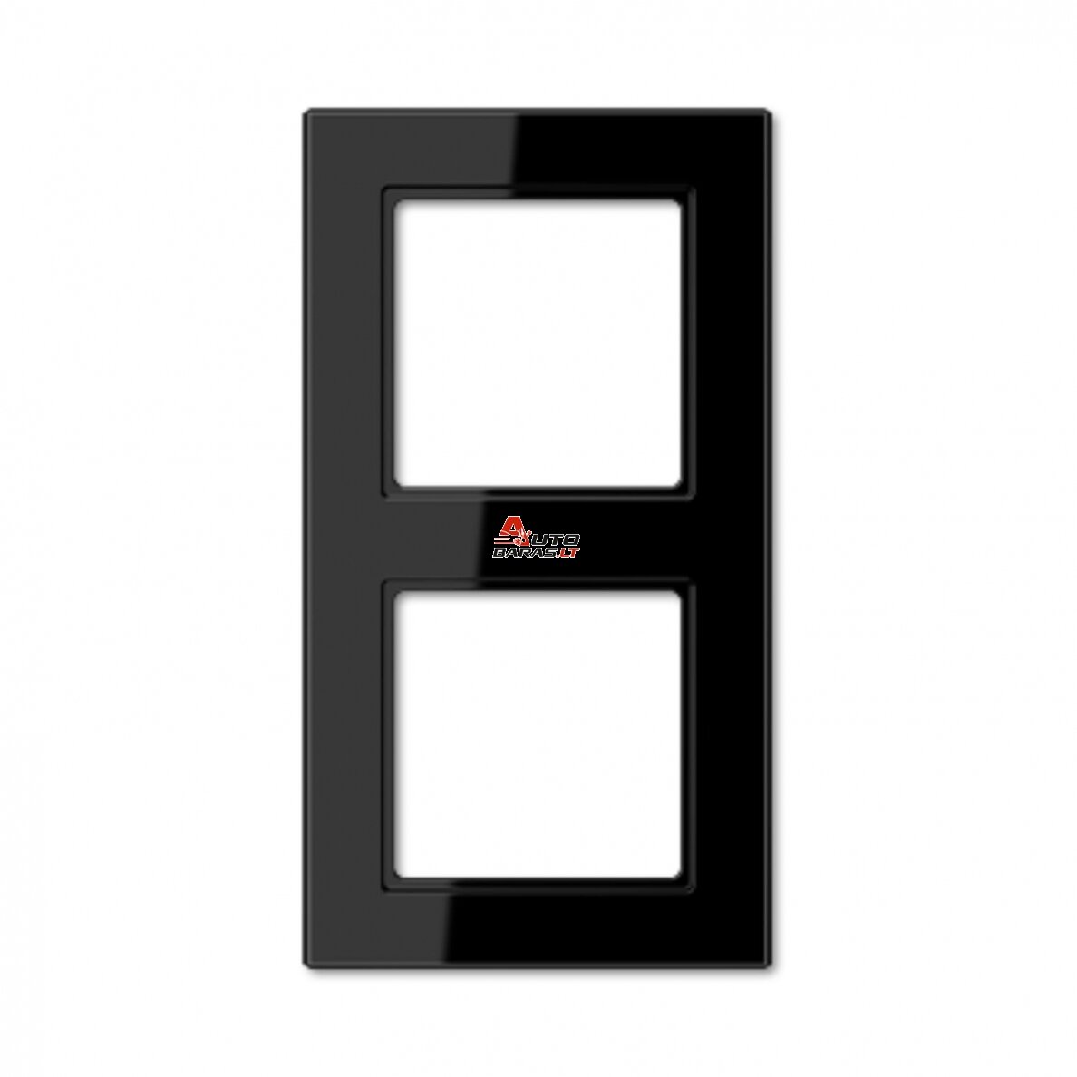 2 slot frame JUNG AC582SW (black)