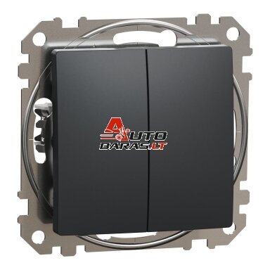 2 klavišų perjungiklis Schneider Electric Sedna Design SDD114108 (antracitas)
