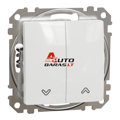 2 klavišų žaliuzių jungiklis Schneider Electric Sedna Design SDD111104 (baltas)