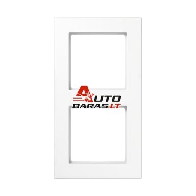 2 slot frame JUNG A5582BFWW (white)
