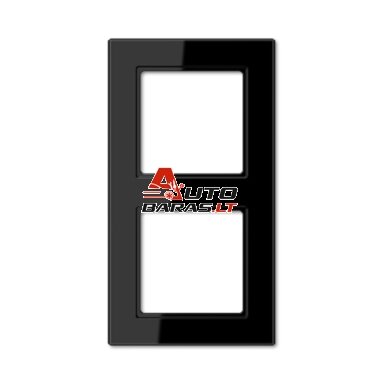 2 slot frame JUNG AC582SW (black)