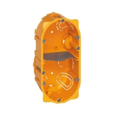 2 vietų dėžutė į gipsą - 50mm Legrand 080052 2 vietų dėžutė į gipsą - 50mm Legrand 080052
