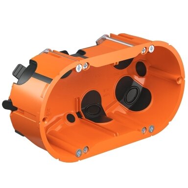 2 vt. dėžutė į gipsą su membranomis Kaiser K9252-22 (48mm gylio)