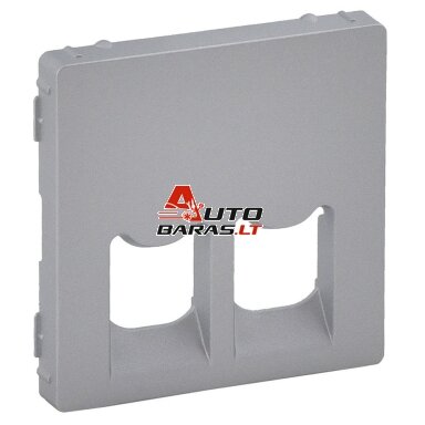 2 x RJ45 apdaila Valena Life Legrand 755422 (aluminio spalva) 2 x RJ45 apdaila Valena Life Legrand 755422 (aluminio spalva)